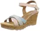 s.Oliver Damen 28301 Plateausandalen, pink (rose comb), 36 EU