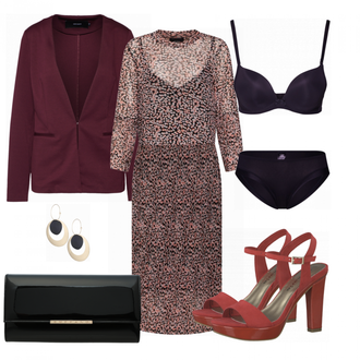 Outfit mit Lila Unterhose Calida "About You Object"