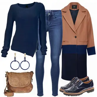Outfit mit Blau Schuh Sioux "Lucia"