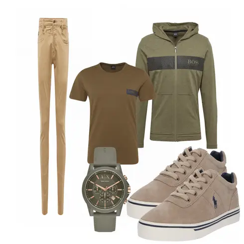 Grün Schuh Sneaker Polo Ralph Lauren kombinieren