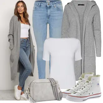 Hochzeit Outfit mit Grau/Hellgrau/Creme/Khaki/Blau/Weiß Sneaker Mit Seitlichem Reißverschluss/Canvas-Sneaker Converse "Perfekt für die Freizeit"Look: Hochzeit, Schule, Pop Konzert, Standesamt