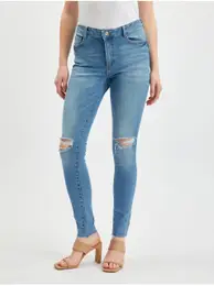Light Blue Womens Skinny Fit Jeans - Women