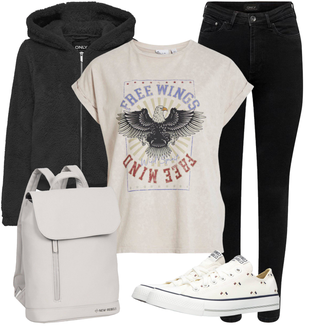 All Star Hi Outfit met Lage Sneaker Converse "Sportieve zomeroutfit"