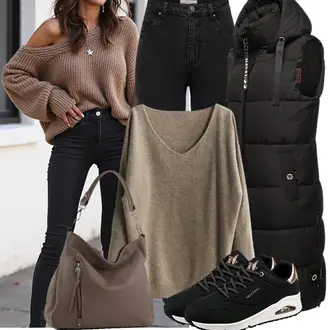 Herbst Outfits Coole mit Schwarz Lederjacke/Herren Lederjacke Only, Schwarz Isolationsweste/Daunenweste/Puffer Weste Navahoo, Schwarz/Blau Bequemer Schuh/Sommer Sneaker/Sneaker Low/gesundheitsschuh/Walkingschuh/Schmaler Sneaker/Winter Sneaker Skechers "Modisches Freizeit Outfit"Look: Coole, Old Money, Techno, Schlichte, Nahtlos, Outdoor, Western, Chill, Rad, Indoor, Empire, Dad, Kuschel, Sportlich, Premium, Overdressed, Lack, Elegant, Softgirl, Workwear, Emo, Metal, Reggaeton, Schön, Skater, Unisex, Esthetische