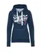 Superdry Hoody COLLEGIATE TRAD marine / blaumeliert / pink / weiß