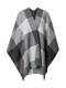 PIECES Poncho ''''RAYA'''' schwarz / grau
