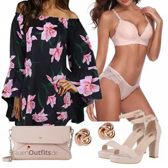 Party Outfits Esthetische mit Gold/Braun Ohrclip/Ohrstecker Fossil "Perfekt für die Party"Look: Unisex, Elegant, 60er, Metallic, Esthetische, Retro, 80er