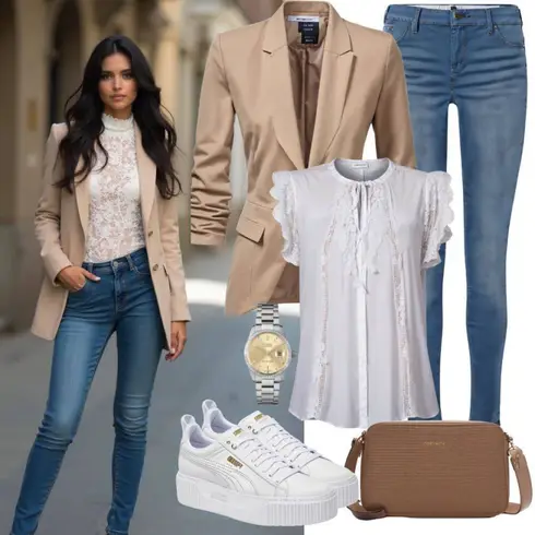Kombinirajte Plava/TamnoPlava Kožna Jakna/Kožne jakne/Traperice s Rupom/Traperice s Prorezom/Push-up Traperice/Čizma do Gležnja levi's ®