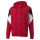 PUMA Sportsweatjacke rot / weiß / schwarz