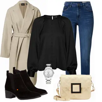 Elegante Outfits mit Jeans ESPRIT "Elegantes Winter Outfit"