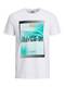 JACK & JONES Herren T-Shirt, Fit: Slim-Friday Tee White, M