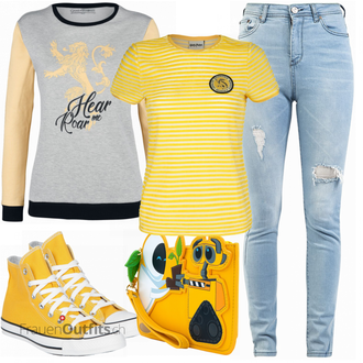 Outfit mit Grau Game of Thrones "Lustiger Look"