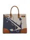 Lauren Ralph Lauren Shopper torba 'DEVYN 42'  tamno plava / karamela / bijela