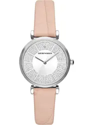 Emporio Armani Analoguhr pastellpink / silber