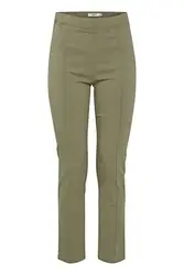 b.young Damen Hose Chinohose 20809691, Größe:L, Farbe:Oil Green (170115)