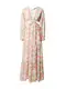 Nasty Gal Kleid elfenbein / gelb / hellgrn / rosa