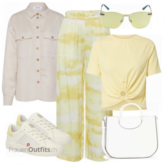 Outfit mit Grau Sneaker SCOTCH & SODA "Outfit für den Sommer"
