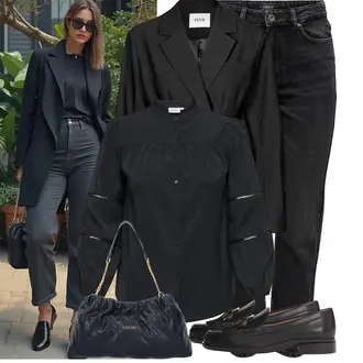 Boho Outfit met Handtas/Schoudertas Liu Jo "Vrijetijds Look"Look: Elegant, Simpel, Buitenshuis, Elegante, Premium, Weegschaal, Retro, Klassiek, Edele, Chique, Boho, Jaren 40