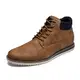 Bruno Marc Herren Stiefel Chukka Boots Motorrad Freizeitstiefel Klassische Stiefel Stiefeletten Schnürstiefel BRAUN 42 (EUR) SBBO227M-E