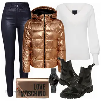 Vegan Outfit mit Schwarz Chelsea Boot/Vintage Stiefelette/Sommerstiefelette/Flache Stiefelette/Lederjacke/Leder Stiefelette/Biker Boot LEMON JELLY "Only jacke"