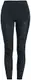 Black Premium by EMP Damen Schwarze Leggings mit Einsätzen und Flockprint M