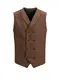 JACK & JONES Stoffmix Weste braun
