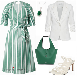 Outfit mit Grau High Heel Boss "Schicker Businesslook"
