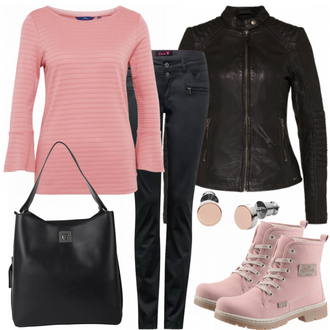 Outfit mit Blau Tigha "RiseAbove"