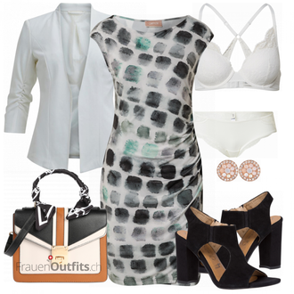 Outfit mit Grau Cartoon "Perfekt fürs Date"