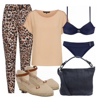 Outfit mit Bademode Lascana "wild"