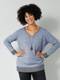Pullover hellblau/grau/silbergrau Angel of Style