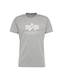 ALPHA INDUSTRIES T-Shirt weiß / graumeliert