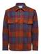 SELECTED HOMME Jacke 'Walter' blau / rostbraun