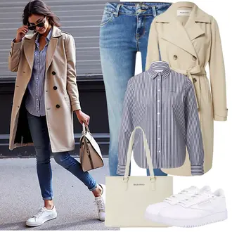 Winter Outfit mit Hellblau/Blau Lederjacke/Ankle Boot/Biker Jeans/Jeans mit Schlitz/Low Rise Jean/Low Waist Jean/Push up Jeans/Slim Fit Jeans/Schlupfjeans/Cuir Chaussures/男士皮夹克/Winterjacke LTB "Perfekter Look für den Frühling"