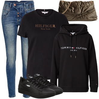 Outfit s Modrá/Bílá Kožené Boty/Push up Džín/Džíny s Nízkým Sedem/Slim Fit Džíny/Kožená Pánská Bund/Džín s Nízkým Pasem Gang "Zimní look"