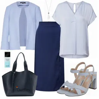 Satin Outfit mit Blau/Dunkelblau WickelRock/Unisex Rock/Rock Zum Binden/BleistiftRock/Moderne Rock/StrickRock/Knielanger Rock/Wadenlanger Rock/90er Rock Edited "Eleganter Look"