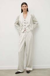 Hlae PinBBMadelie pants enske, siva barva, BBW3832