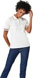 Weiße Kurzarm Poloshirts image