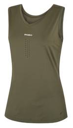 Women's reversible functional tank top Tango L tm. khaki