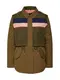 SCOTCH & SODA Tussenjas Army  blauw / kaki / rosa