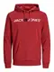 JACK & JONES Herren JJECORP Old Logo Sweat Hood NOOS 12137054, Rio Red/REG FIT, M