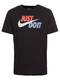 Nike Sportswear T-Shirt schwarz / blau / rot