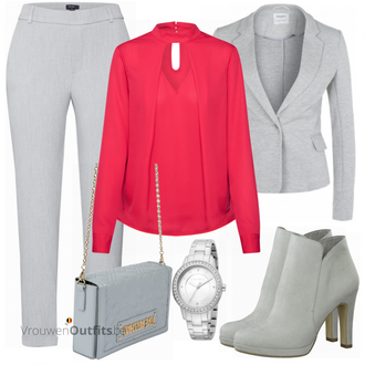 Winter Outfits met rood Guess "Guess Blouses PELAGIA"