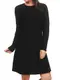 VERO MODA Female Strickkleid Langärmeliges MBlack