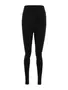 Fekete Magas Derekú Leggings image