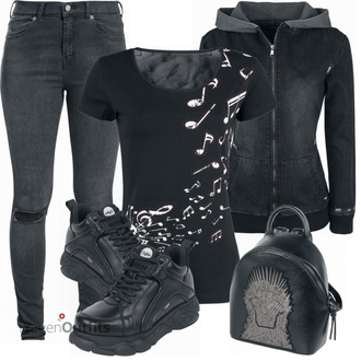 Outfit mit Blau Rucksack Game of Thrones "Outfit für die Freizeit"