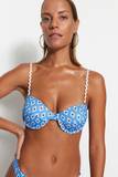 Modra Bikini velikih velikosti za dame image