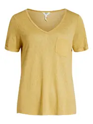 OBJECT T-Shirt ''''Tessi'''' gelbmeliert
