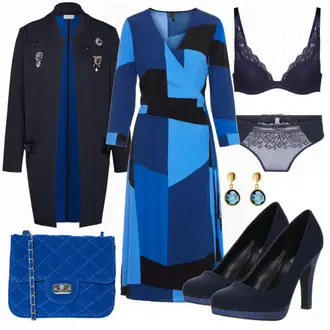 Party Outfits mit Blau High Heel About You "bluemix"