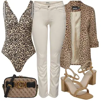 Hochzeitsgast Outfits Winter mit Beige/Khaki/Braun Ankle Boot/Biker Jeans/Caprijeans/Cropped Jeans/Jeans mit Schlitz/Push up Jeans/Lederjacke/Slim Fit Jeans/Cuir Chaussures/Thermojeans/Winterjacke/Jeggings/Motorradhose/Hose mit Schlitz/Löcherne Hose/Push up Hose/Skinny Hose/Stretchhose Only "Modischer Sommer Look"